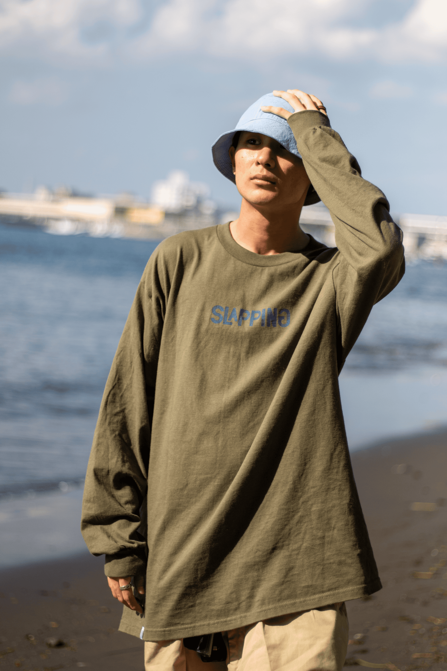 SLAPPING × NAGA COLLABORATION LONG T-SHIRT 『SUMOU』