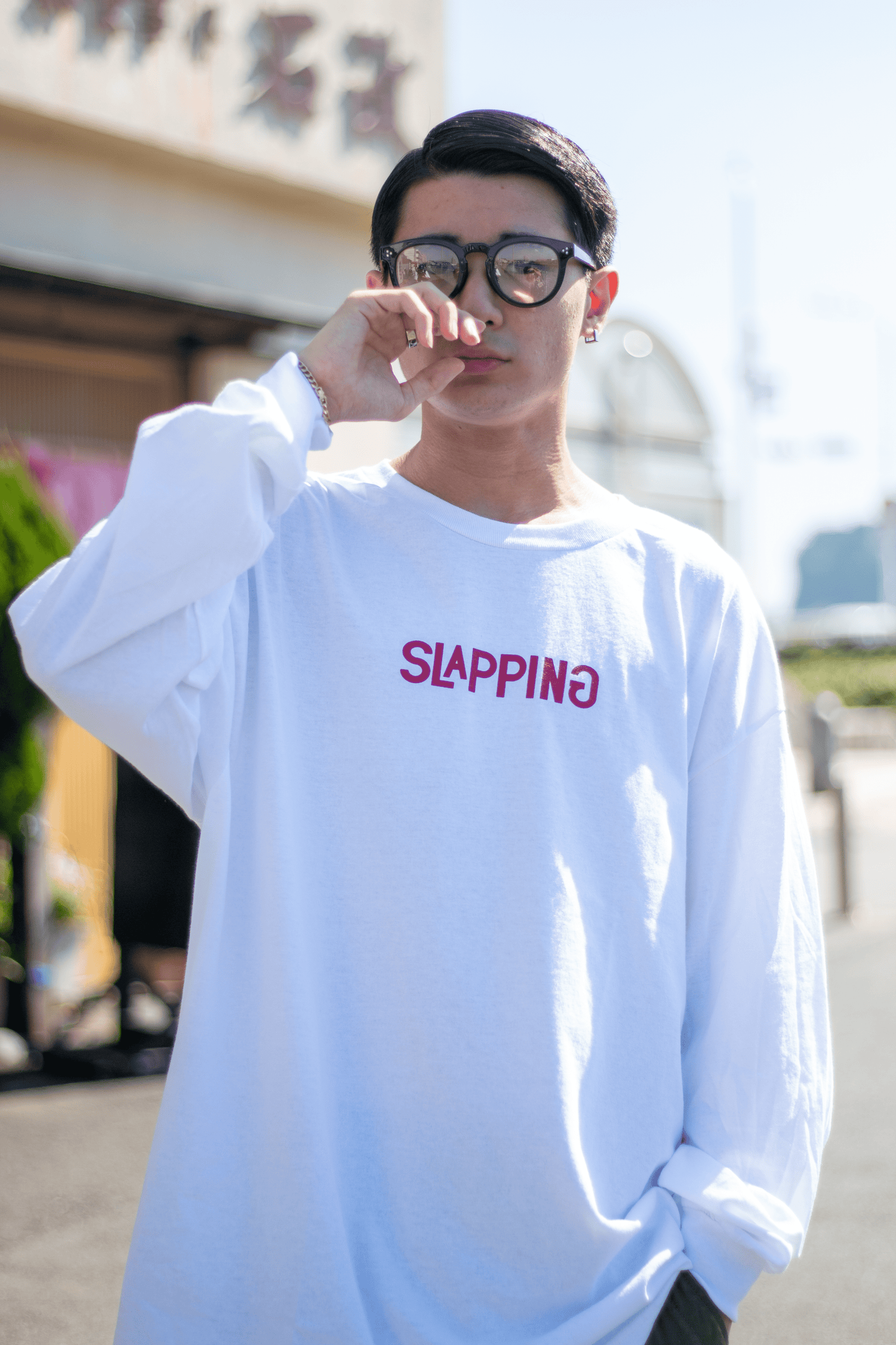 SLAPPING × NAGA COLLABORATION LONG T-SHIRT 『SUMOU』