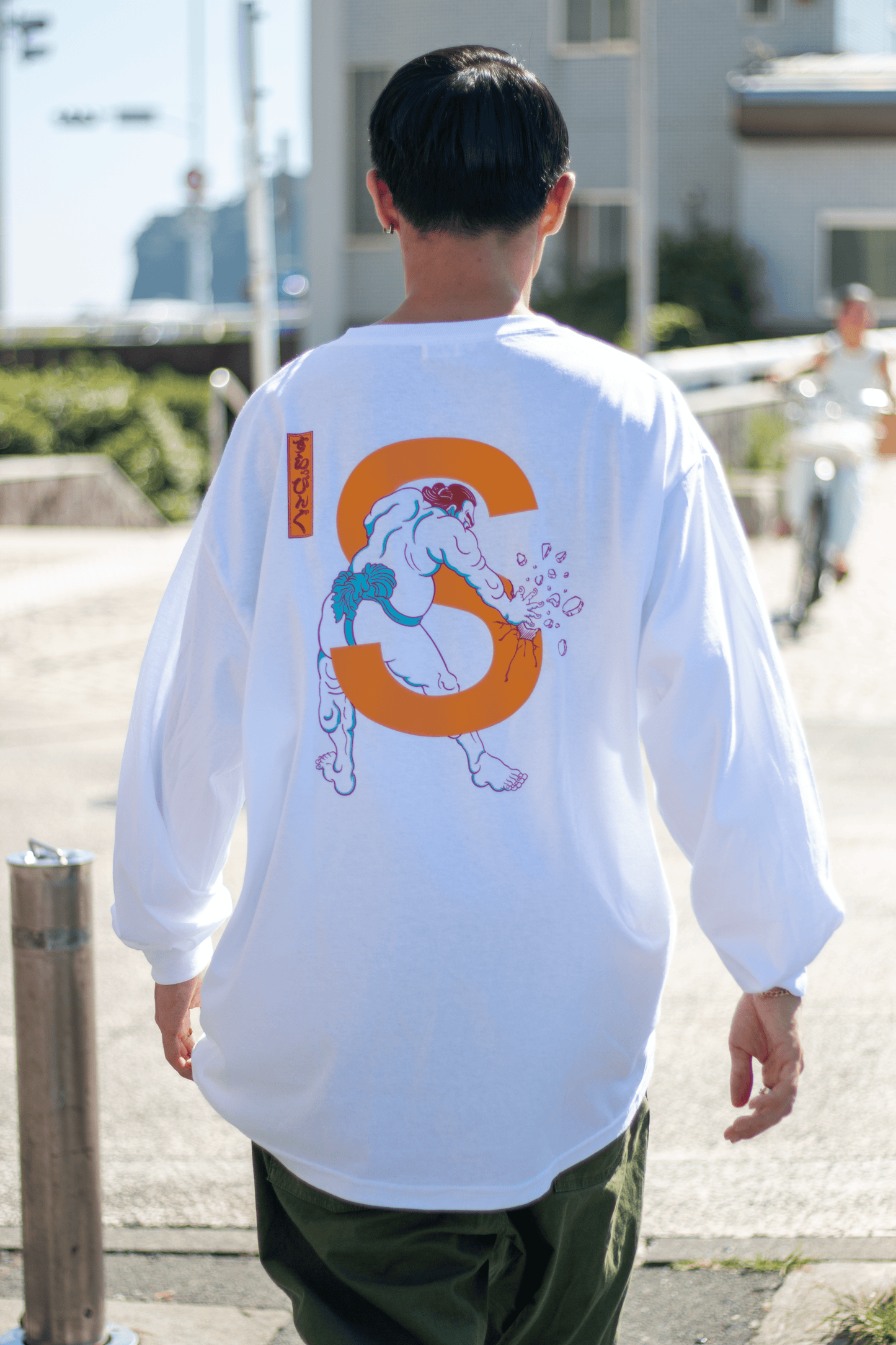 SLAPPING × NAGA COLLABORATION LONG T-SHIRT 『SUMOU』