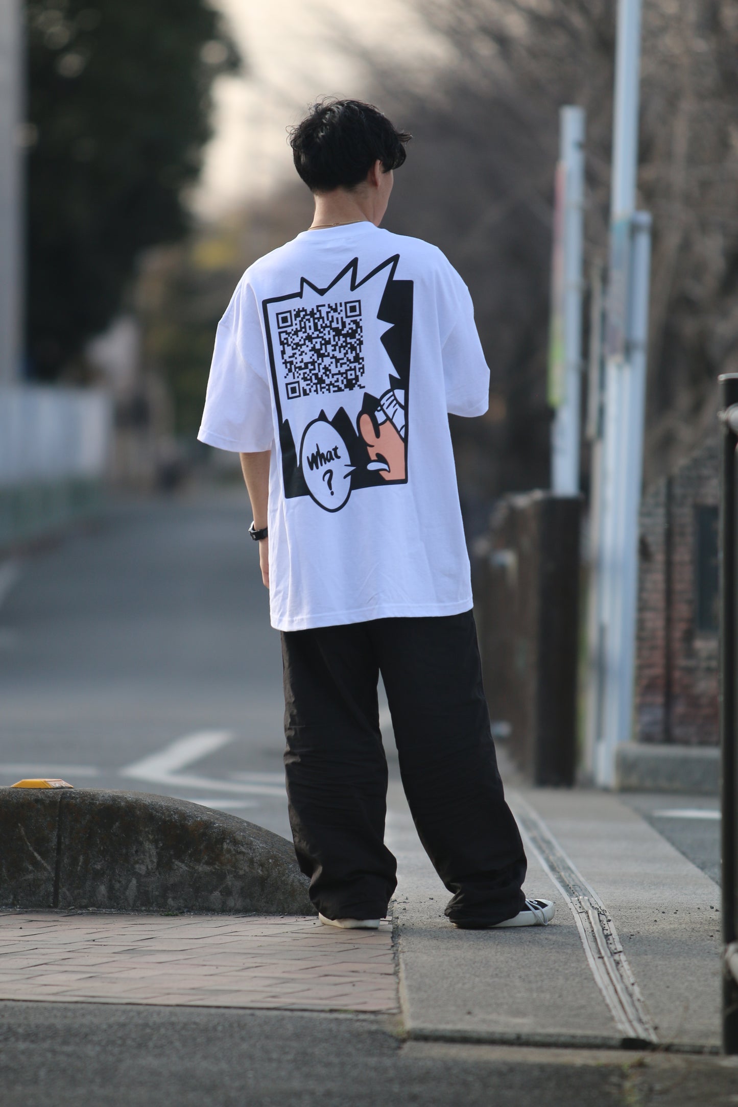 SLAPPING ORIGINAL T-SHIRT「What?」